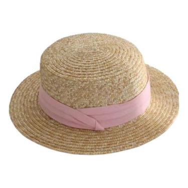 Imagem de Chapéu Feminino D Palha Sintética Moderno Casual Praia Verão - Alwy, R