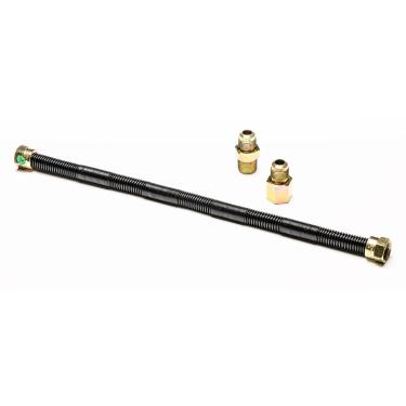 Imagem de Dreffco Linha flexível a gás de alta capacidade de 30,5 cm x 3,5 cm - Fogueira preta sem apito de qualidade premium, lareira, linha de secagem a gás - Uso versátil - Fácil instalação