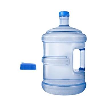 Imagem de Deevoka Recipiente de água Jug Bottle Water Bottle Portable Transportador de água engarrafada portátil para camping caminhadas viagens ao ar livre, 5l 17cmx17cmx33cm