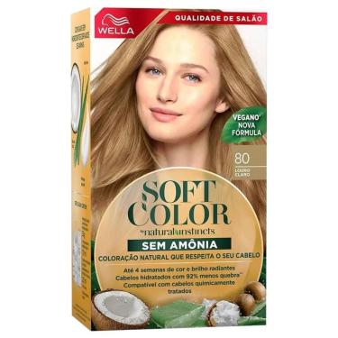 Imagem de Tintura Soft Color 80 Louro Claro Wella