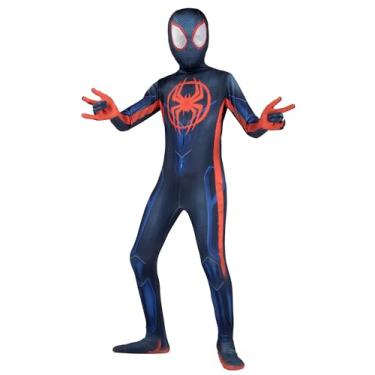 Imagem de Marvel Kid's Classic Spider-Man Miles Morales Zentai Suit, Spiderman Costume for Halloween Small