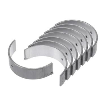 Imagem de A ABSOPRO Conjunto de rolamentos de biela nº 1304121020 para Toyota Yaris 1999-2009 Kit de rolamento de haste de motor metal prateado 8 peças