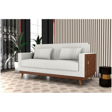 Imagem de Sofá-cama 3 Lugares Casal Reclinável Facto e Linho Matrix Esther, Whis