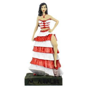 Imagem de Escultura Maria Navalha Malandra com Saia 24 cm em Resina - Lua Místic