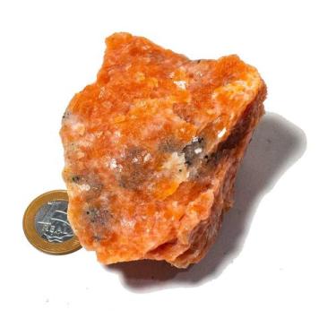 Imagem de 01 Calcita Laranja Bruto Esoterismo 350 a 400g 7-12cm Tipo A - Cristai
