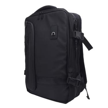 Imagem de Mochila a Vácuo, Mochila de Viagem Expansível à Prova de Chuva Em Grande Capacidade Com Trava Com Trava e Porta USB, Design Ergonômico para Laptop de 15,6 Polegadas, Bolsa de