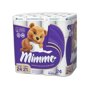Imagem de Papel Higiênico Mimmo Folha Dupla 30m Leve 24 Pague 21