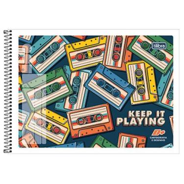 Imagem de Caderno Espiral de Desenho e Cartografia D+ 96 Folhas Feminino/Masculi