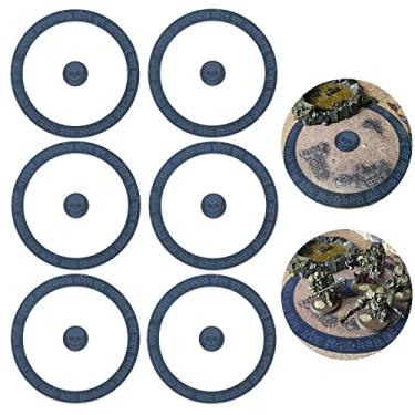 Imagem de Jucoci Objective Point Markers 6PCS Set Objective Marker Compatible with WH40k Wargame (Miniature Not Included)
