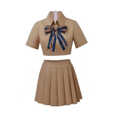 Imagem de VintageCos Women's M3GAN Cosplay Costume Suit Horror Movie Doll Outfit Crop Top with Skirt for Halloween (XXXL)