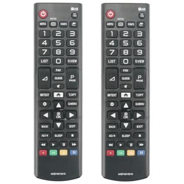 Imagem de Novo pacote de 2 AKB74915310 controle remoto de substituição compatível com controle remoto LG Smart TV 43LH571V-TE 43LH571T-TE 49LH570T 32LH576D-TA 32LH577D-TB 32LH578D-TC 32LH590D-TA