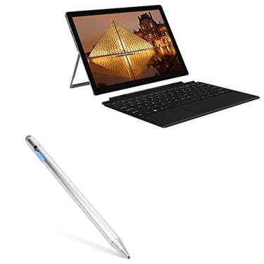 Imagem de Caneta stylus Chuwi UBook X, BoxWave [AccuPoint Active Stylus] Caneta eletrônica com ponta ultrafina para Chuwi UBook X - Prata metálica
