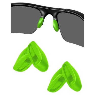 Imagem de Almofadas de nariz de substituição para Oakley Flak Draft OO9364 | Flak 2.0 009295 | Flak 2.0 XL OO9188 | Flak Jacket | Commit SQ 009086 Óculos de sol, OO9228 OO9363 OO9364 OO9086 - Verde