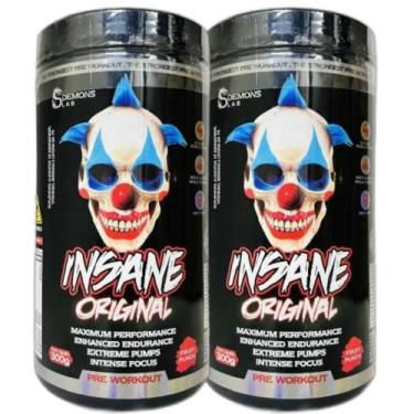 Imagem de 2X Pre Treino Insane Fruit Punch 300G - Demons Lab