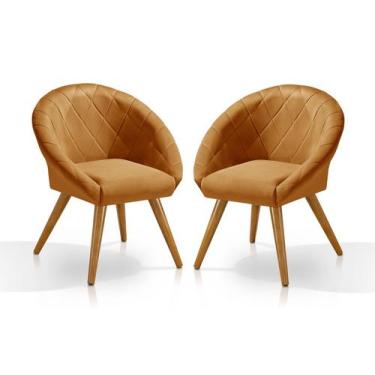 Imagem de Kit Recpção 2 Poltronas de Luxo em Suede / Veludo - Sonho da Mamae, Te