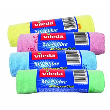 Imagem de Vileda Pano de limpeza de microfibra multirollo, pacote com 1 (cor sortida)