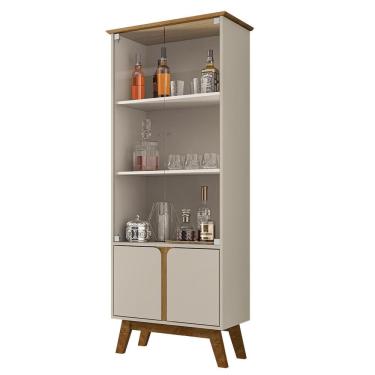 Imagem de Cristaleira Com 4 Portas Off White Cinamomo