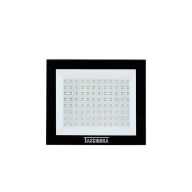 Imagem de Refletor Tr Led 100w Preto - Taschibra 6500k (branca)