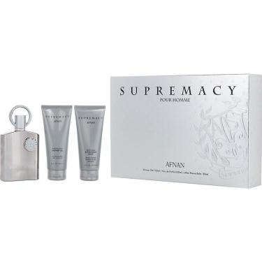 Imagem de Perfume Masculino Afnan Perfumes Supremacy Silver Edp Spray 100 Ml&pós-barba Balm Gel Banho