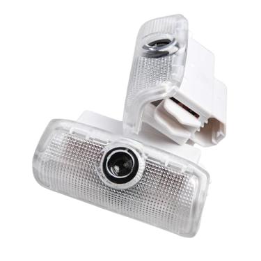 Imagem de USARemote 2 peças de luzes de porta de projetor com logotipo LED – Bem-vindo cortesia lâmpadas de substituição para Q50 Q60 Q70 FX35 G37 M37 – fácil instalação, sem perfuração, sem ferramenta incluída