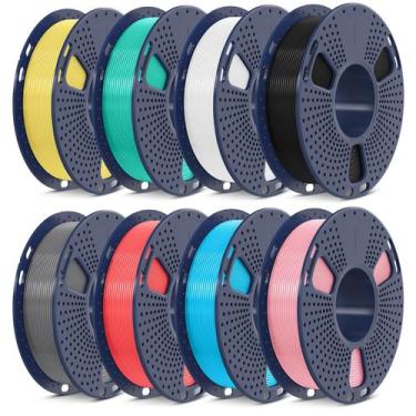 Imagem de Filamento para impressora 3D SUNLU PLA Meta 1,75 mm 250g 8 rolos