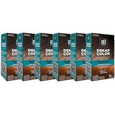 Imagem de Kit Yama 6 DekapColor Removedor De Coloração Capilar Cabelo Profissional Sem Amonia 120ml
