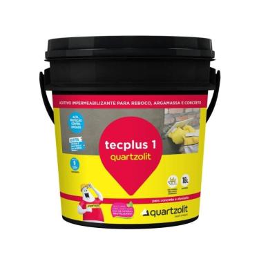Imagem de Aditivo Impermeabilizante Quartzolit Tecplus 1 Balde 18L