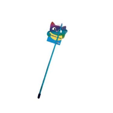 Imagem de Varinha Para Gato Pena Diversão Intuitivo Colorida - PLUMAS E PENAS PE