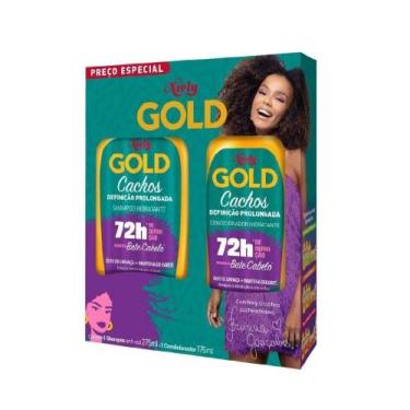 Imagem de Shampoo+Condicionador Definição Prolongada Niely Gold 450Ml