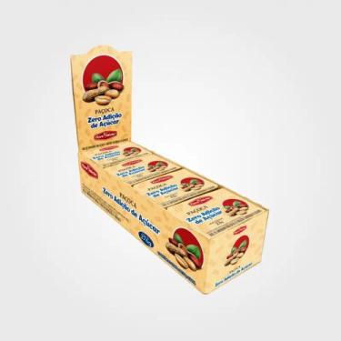 Imagem de Display Paçoca Zero Adição de Açúcar Flora Néctar  12 unidades