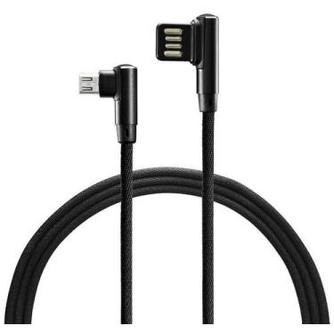 Imagem de Cabo Micro Usb Gamer Warrior Para Cel 1.2M 90O Wi388 - Gna