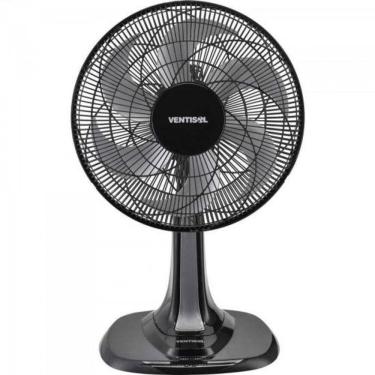 Imagem de Ventilador de Mesa 30cm 6 Pás Preto Cinza VENTISOL