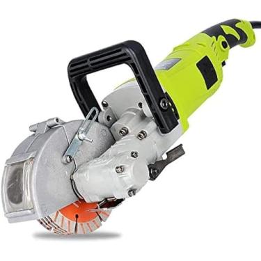 Imagem de Máquina De Entalhar Chaser De Parede Elétrica 125mm Máquina De Corte De Ranhura De Parede Cortador De Tijolo Entalhador De Granito