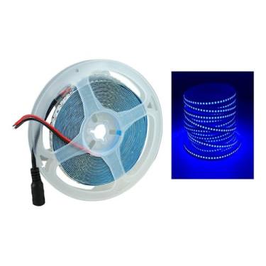 Imagem de Fita Led 3528 Azul 240 Leds/m 19w/m 12v 5m P/Perfil Led