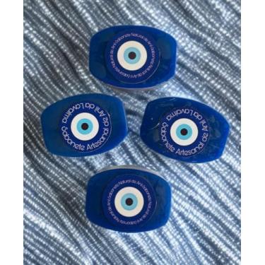 Imagem de Mini Sabonetes de Anil para Banho de Descarrego, 50g, 4 Unidades