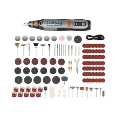 Imagem de Mini Ferramenta Rotativa Elétrica Sem Fio Recarregável USB, Furadeira 