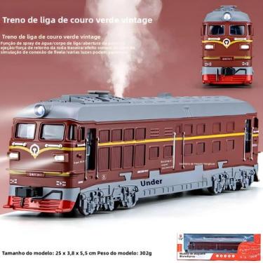Imagem de Trem a Vapor De material sintético, Brinquedo Para Crianças, Liga Fund
