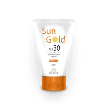 Imagem de Protetor Solar FPS 30 Sun Gold 120ml | Toque Seco | Uso Diário | Proteção UV | Protetor Solar Facial e Corporal | O Benessere Nutrition