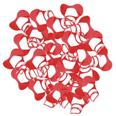 Imagem de Totority 50 peças de óculos de aves bicadas para patos e gansos, capas de bico duráveis para evitar bicadas e brigas, fácil de instalar para criação de aves