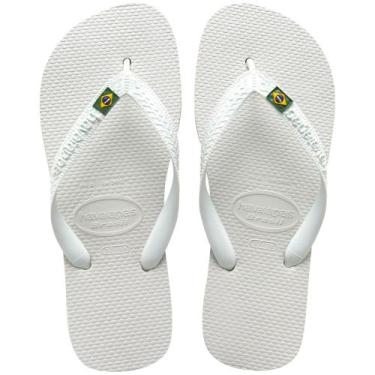 Imagem de Chinelo Havaianas Brasil - Branca, 39