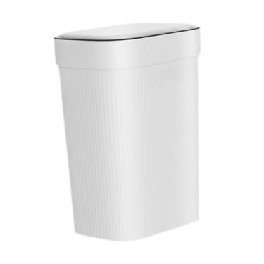 Imagem de Ｂｅｓｇａ Lixeira com tampa, reutilizável, versátil, decorativa, para banheiro, casa, quarto, cozinha interna, S