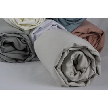 Imagem de Lençol Avulso Queen C/Elástico Canto 40cm 600 Fios Egípcio (CAQUI)