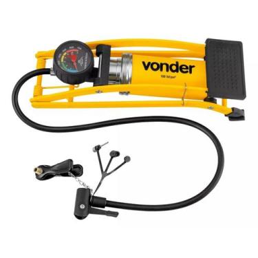 Imagem de Bomba De Ar P/ Encher Pneus Pedal 100lbf 2 Polegadas Marca Vonder
