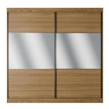 Imagem de Guarda Roupa Casal 2 Portas c/ Espelho Gavino 238cm Carvalho - PROVINC