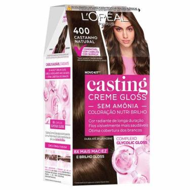 Imagem de Coloração Casting Creme Gloss L'Oréal Paris, 400 Castanho Natural