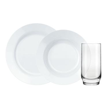 Imagem de Aparelho de Jantar Nadir Opaline com 12 Peças