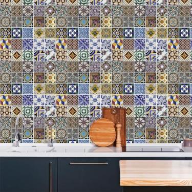 Imagem de Papel de Parede Adesivo - Ladrilho Hidráulico - 907ppz - Allodi