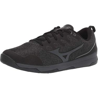 Imagem de Mizuno Tênis masculino TC-02 Cross Training, tênis Cross Training para todas as formas de exercício, preto-carvão, 38