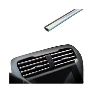 Imagem de Guarnição De Saída De Ar Condicionado Para Carro, Cor Rosa, 10 Peças, 