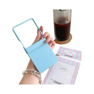 Imagem de Capa De Telefone Macaron De Cor Sólida Para Samsung Galaxy Z Flip 7 6 